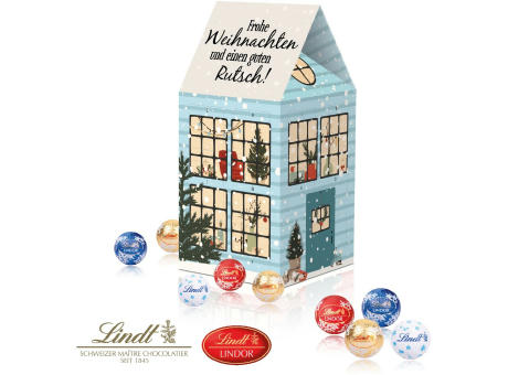 Adventskalender Haus "XL" mit Lindt Schokolade