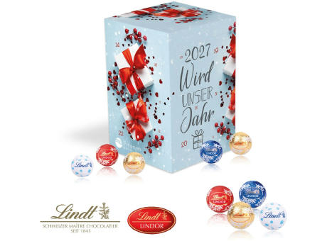 Adventskalender Cube "XL" mit Lindt Schokolade