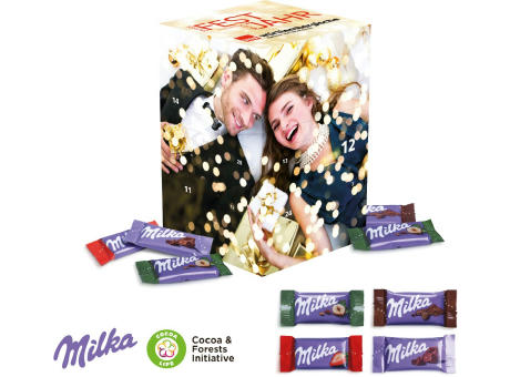 Adventskalender Cube "XL" mit Milka Schokolade