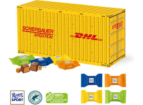 3D Adventskalender "Container" mit Ritter SPORT Schokowürfel