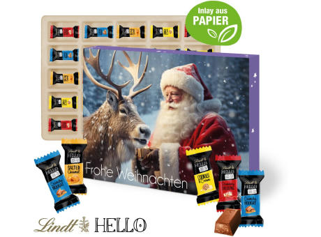 Wand-Adventskalender Lindt HELLO, Inlay aus Papier