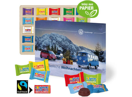 Adventskalender mit Tony's Schokolade, Inlay aus Papier