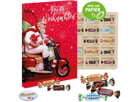 Adventskalender Mars® Miniatures® Mix, Inlay aus Papier
