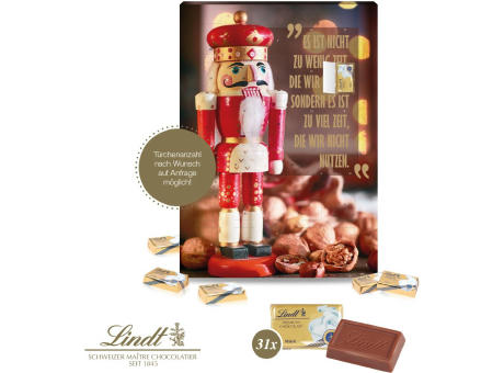Lindt Adventskalender mit 31 Türchen