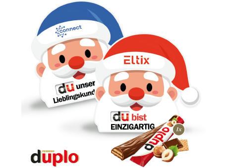 Werbekarte "Santa" mit duplo