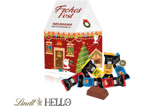 3D Präsent "Haus" mit Lindt HELLO
