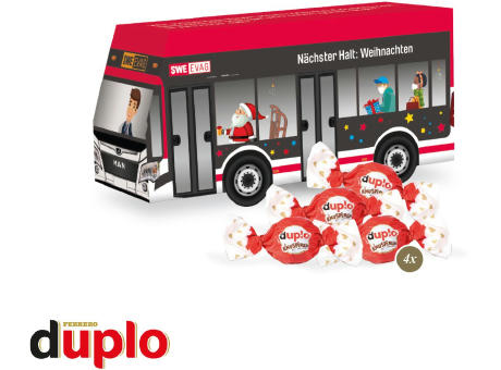 3D Präsent "Bus" mit duplo Knusperlen