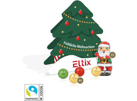 Präsent Tannenbaum mit Fairtrade® Schokolade