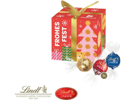 Präsent "Feine Bescherung" mit Lindor Pralinés