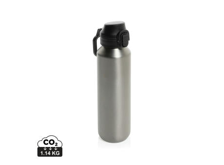Via RCS Re-Steel Sportflasche mit Verschluss, 600ml