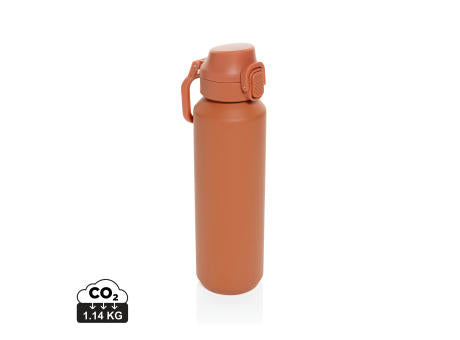 Via RCS Re-Steel Sportflasche mit Verschluss, 600ml