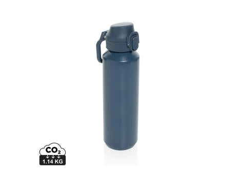 Via RCS Re-Steel Sportflasche mit Verschluss, 600ml