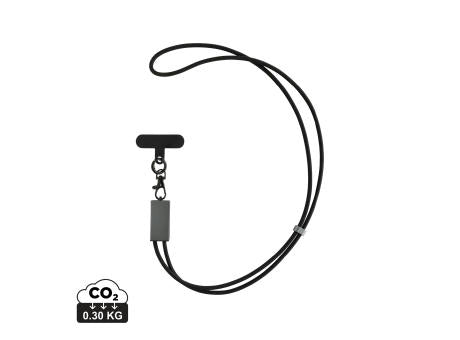 Terra 60Wduales Ladekabel aus RCS recyceltem PET mit Lanyard