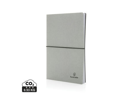 A5 Notizbuch aus GRS recyceltem Leder