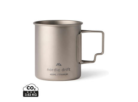 Nordic Drift Trail Ultraleichte Titan-Becher 450ml