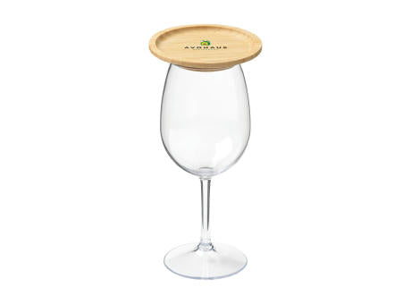 Wooosh Piccolo Bamboo Wine Glass Topper