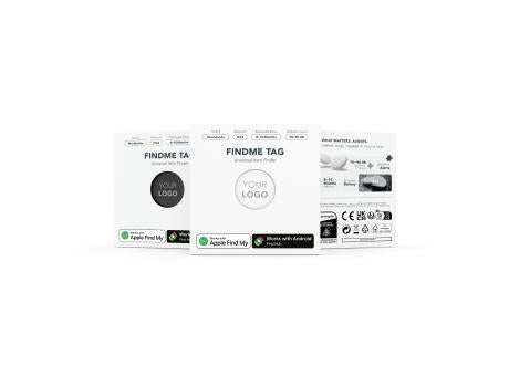 FindMe Tag - Schwarz - Der ultrakompakte Bluetooth-Tracker