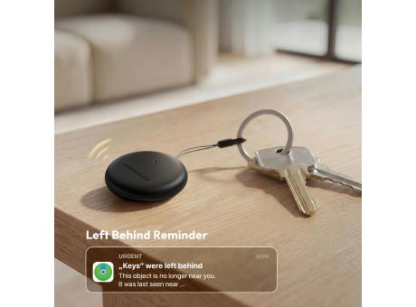 FindMe Tag - Schwarz - Der ultrakompakte Bluetooth-Tracker