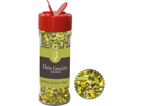 Gewürzmischung BBQ Kräuter Rub, ca. 30g, Glas mit Streuaufsatz