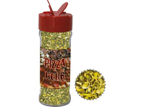 Gewürzmischung Pizza-Kräuter, ca. 15g, Glas mit Streuaufsatz