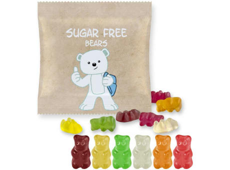 Gummibärchen zuckerfrei, ca. 30g, Maxi-Tüte