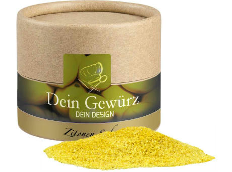 Gewürzmischung Zitronen-Salz, ca. 75g, Kraftpapierdose Mini