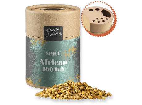 Gewürzmischung African BBQ, ca. 75g, Kraftpapierstreuer Midi