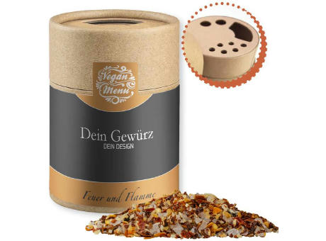 Gewürzmischung Feuer und Flamme, ca. 75g, Kraftpapierstreuer Midi