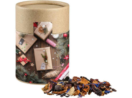 Christkindl Tee, ca. 50g, Kraftpapierdose Midi