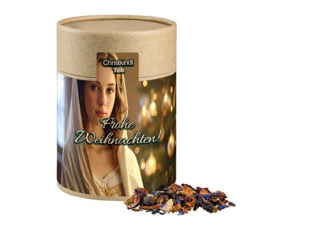 Christkindl Tee, ca. 120g, Kraftpapierdose Maxi