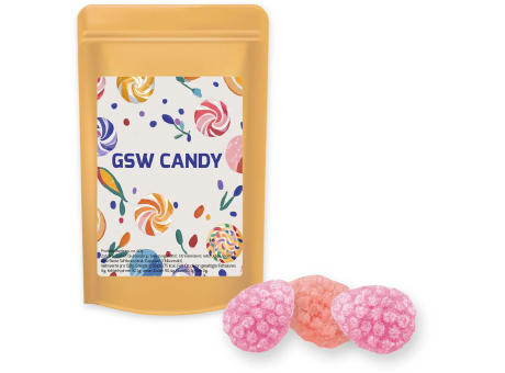 Erdbeer Chili Bonbons, ca. 80g, Standbeutel Midi
