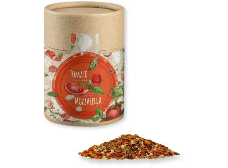 Gewürzmischung Tomate-Mozzarella, ca. 50g, Kraftpapierdose Midi
