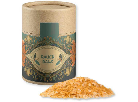 Gewürzmischung Rauch-Salz grob, ca. 130g, Kraftpapierdose Midi