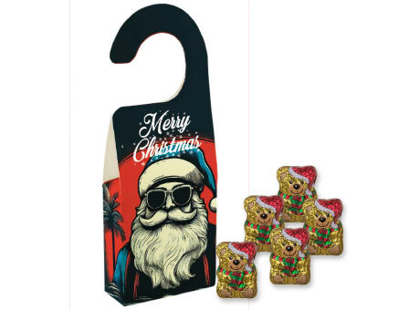 Schoko-Weihnachtsbärchen, ca. 35g, Türhänger Box