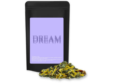 Kräutertee Lavendel, ca. 21g, Standbeutel Midi schwarz