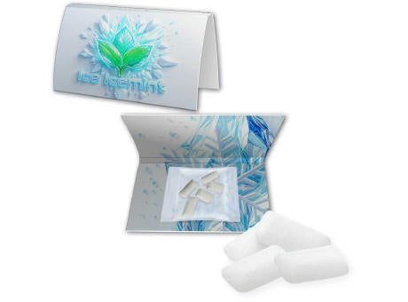Icemint Kaugummi, ca. 7g, Werbekarte A5 gefaltet
