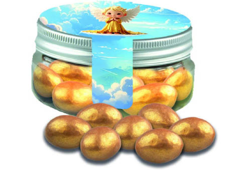 Goldene Salted Caramel Mandeln, ca. 63g, Sweet Dose Mini