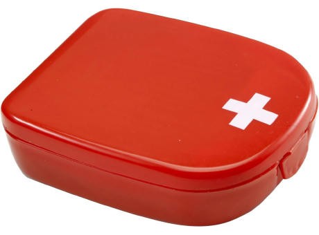 Erste-Hilfe-Set Mila | Kunststoffkoffer | Rot mit weißem Kreuz