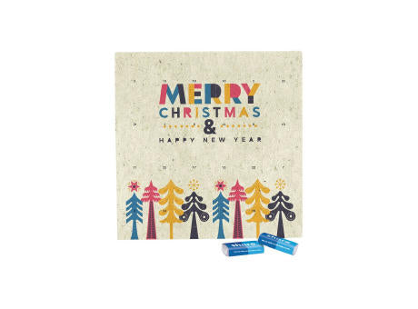 Täfelchen Adventskalender Graspapier