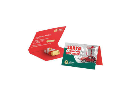 Werbekarte Visitenkartenformat Weihnachten