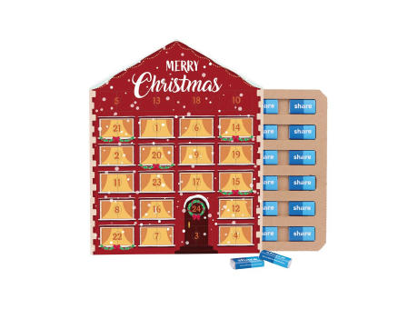 Täfelchen Adventskalender Haus ECO