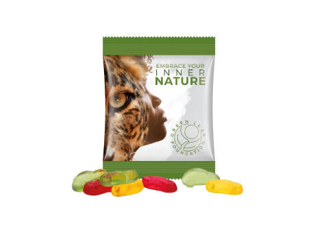 Minitüte 10 g Trolli Fruchtgummi Standardformen