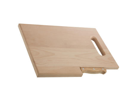 Holzbrett mit Messer Lizzano