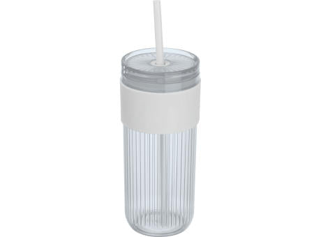 Becher mit Trinkhalm, 660ml SOLEDAD