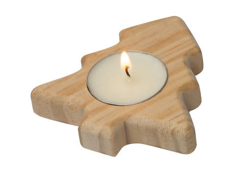 Teelichthalter aus Holz BALTASAR