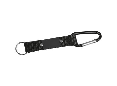 Schlüsselanhänger mit Karabiner und Plättchen aus Metall PHYLLIS