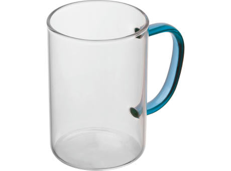 Glastasse mit farbigem Henkel, 250ml EDDA