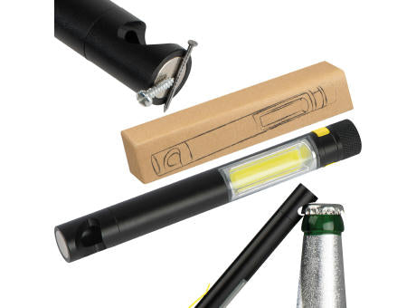 COB Taschenlampe mit Flaschenöffner FRANZISKA