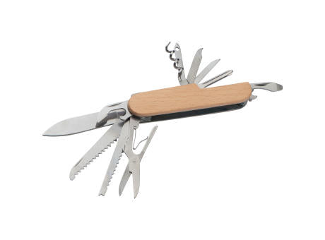 Taschenmesser aus Edelstahl mit Holzummantelung NAPOLEONE