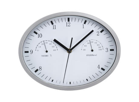 Wanduhr mit Hygro- und Thermometer HENRY